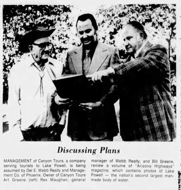 Plans for Wahweap Lodge and Marina Dec. 16, 1974